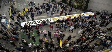 250 eski Mossad mensubu Gazze protestosunda