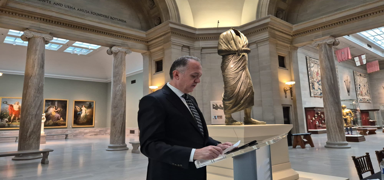 Y�llar �nce ka��r�lm��t�! Aurelius heykeli T�rkiye'ye iade edildi