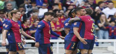 Barcelona'dan tarihi geri dn