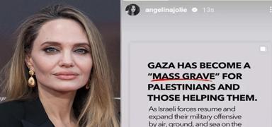 Angelina Jolie'den Gazze paylam: 'Toplu mezar' oldu