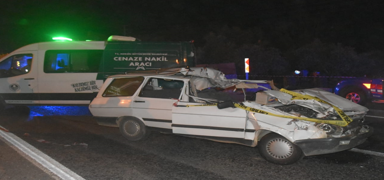 Mersin'de trla arpan otomobilin srcs ld