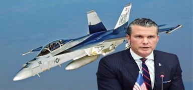 F/A-18 Hornet'lerin kalk���n� s�zd�rd�