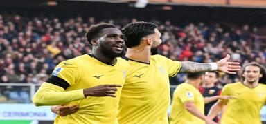 Lazio, Genoa deplasmanndan galip kt
