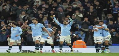Manchester City uzatmalarda kazand