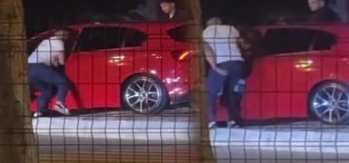 Trafik magandas, srcy nce darp edip sonra ldrmekle tehdit etti