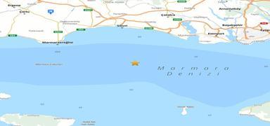 �stanbul'da 4.1 b�y�kl���nde deprem