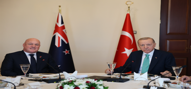 Cumhurbakan Erdoan, Yeni Zelanda Babakan Luxon onuruna yemek verdi