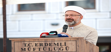 Diyanet leri Bakan Erba: Camilerimizi ktphane gibi de deerlendirmeye gayret edelim