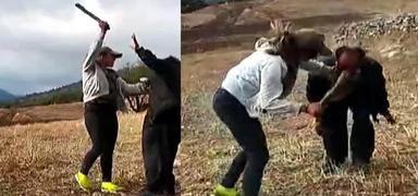 Engelli oban sopayla dvmlerdi! ki kz kardein cezas belli oldu