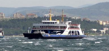 Marmara'da hava muhalefeti feribot seferlerini etkiledi