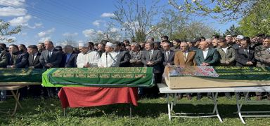 Samsun'daki heyelan faciasnda hayatlarn kaybetmilerdi! Baba ve iki kz son yolculuklarna uurland