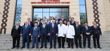 Kurtulmu, Bikek'te! Krgz-Trk Dostluk Devlet Hastanesi'ni ziyaret etti