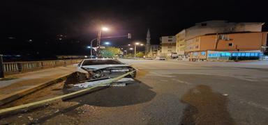 Giresun'da trafik kazas: 2 l, 2 yaral