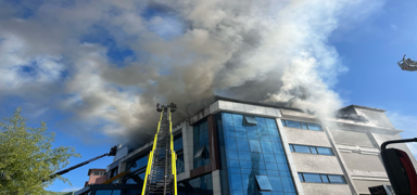 Esenyurt'ta tekstil atlyesinde yangn