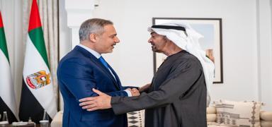 Bakan Fidan, BAE Devlet Ba�kan� Al Nahyan ile g�r��t�