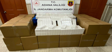 Adana'da operasyon: 16 bin makaron yakaland
