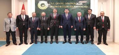 Bakan Kurum, Hakkari Valisi elik'i kabul etti
