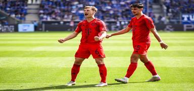 Bayern Mnih deplasmanda drt ke