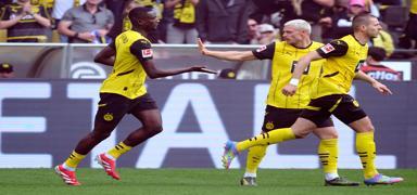 Borussia Dortmund evinde kazand� ve �ampiyonlar Ligi biletini kapt�