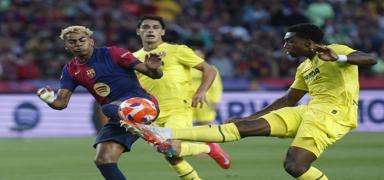 ampiyon Barcelona, Villarreal'e yenildi