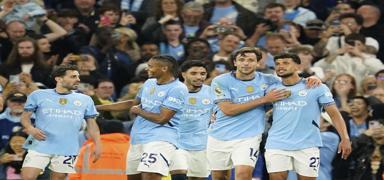 Manchester City evinde hata yapmad
