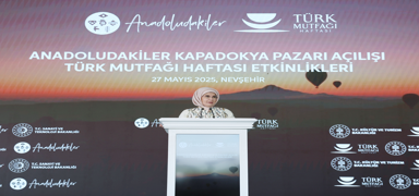 Emine Erdoan: Trk mutfa, dnya iin halihazrda gl bir cazibe merkezidir