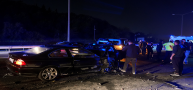 Beykoz'da zincirleme trafik kazas