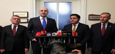 TBMM Bakan Kurtulmu'tan, Yeni Yol Partisi'ne ziyaret
