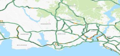 Arife g�n� �stanbul'da yollar bo� kald�