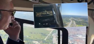 Vali Gl'den helikopterle denetim: Bayram ncesi tm kenti turlad