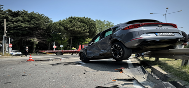 Samsun'da panelvan ile otomobilin arpt kazada 6 kii yaraland