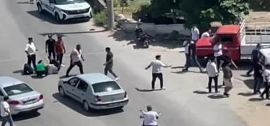 Trafik kazas sonras ortalk kart... Polis havaya ate at