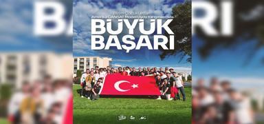 TEKNOFEST takmlar ABD'deki Model Uydu Yarmasna damga vurdu