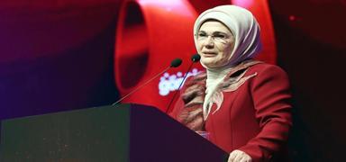 Emine Erdoan, LGS'ye girecek rencilere baarlar diledi