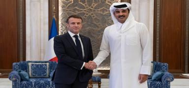 Katar ve Fransa'dan Gazze ve Suriye'ye destek ars