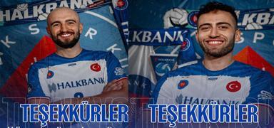 Halkbank'ta yaprak dkm! 2 oyuncu ile yollar ayrld