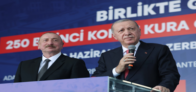 250 bininci konut teslim treni! Bakan Erdoan: Yaadmz sre milli mcadele ile e deer