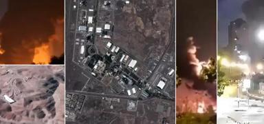 ABD sava�a resmen dahil oldu! �ran'da n�kleer tesisler bombaland�