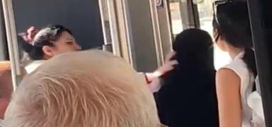 Otobste bartsne hakaret etmiti! Basavclk itiraz etti, zanl tutukland