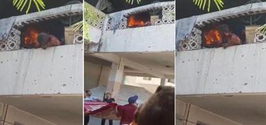 Soykrmc srail ocuk ve bebekleri diri diri yakt