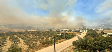 Hatay'da yangn: 1500 kii tahliye edildi