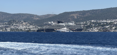 Bodrum'a turist akn