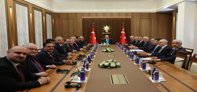 Cumhurbakan Erdoan, Irak Temsilciler Meclisi Bakan Mehedani'yi kabul etti