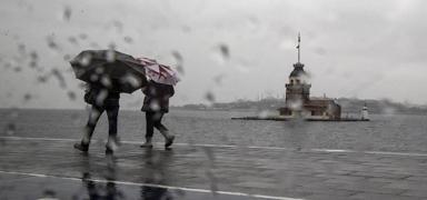 Kuvvetli saanak uyars... stanbul da listede!