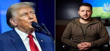 Rusya'nn artan saldrlar sonras kritik temas: Trump ile Zelenski telefonda grt