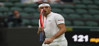 Wimbledon'da Taylor Fritz, eyrek finale ykseldi