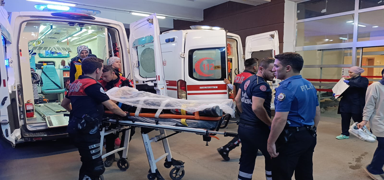 Ad�yaman'da motosikletli ekip kaza yapt�: 2 polis yaral�