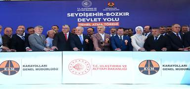 Seydiehir-Bozkr Devlet Yolu'nun temeli atld