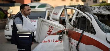 Gazze'de ambulans ofrnn ara kullanrken kalp masaj yapt minik Meryem hayatn kaybetti