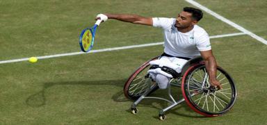 Milli para tenisi Ahmet Kaplan, Wimbledon'da yar finalde